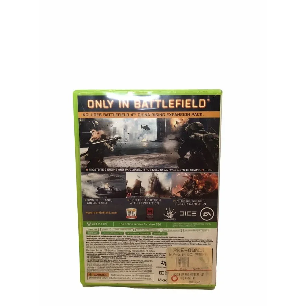 Battlefield 4 (Microsoft Xbox 360, 2013)‎ Both discs tested works